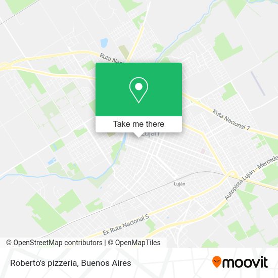 Roberto's pizzeria map