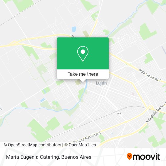 Mapa de María Eugenia Catering