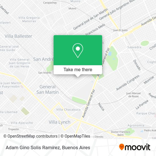 Adam Gino Solis Ramírez map