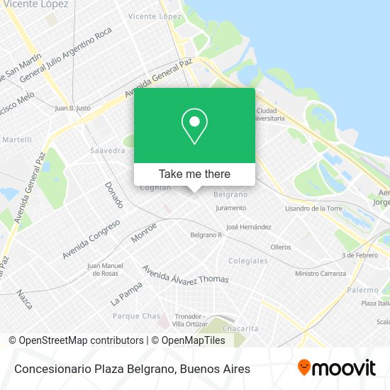 Concesionario Plaza Belgrano map