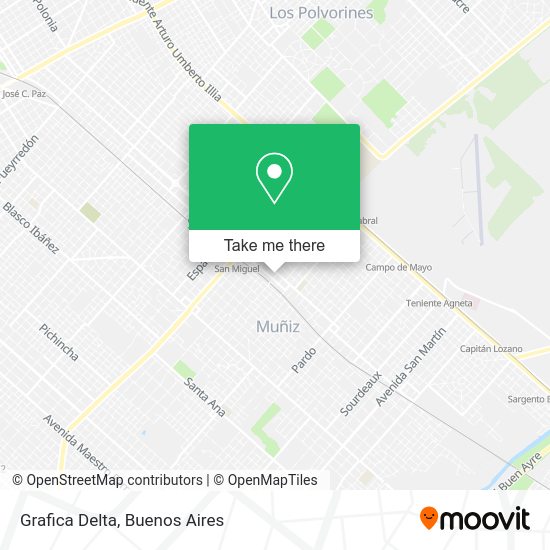 Mapa de Grafica Delta