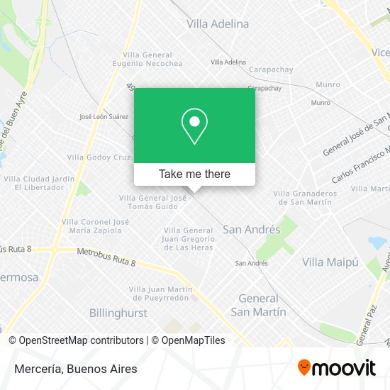 Mapa de Mercería