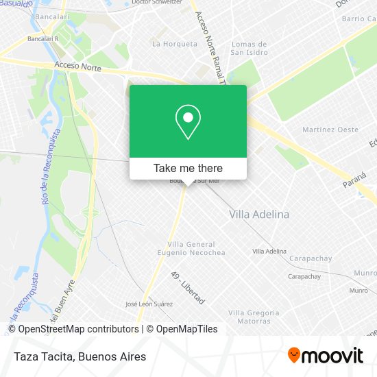Mapa de Taza Tacita