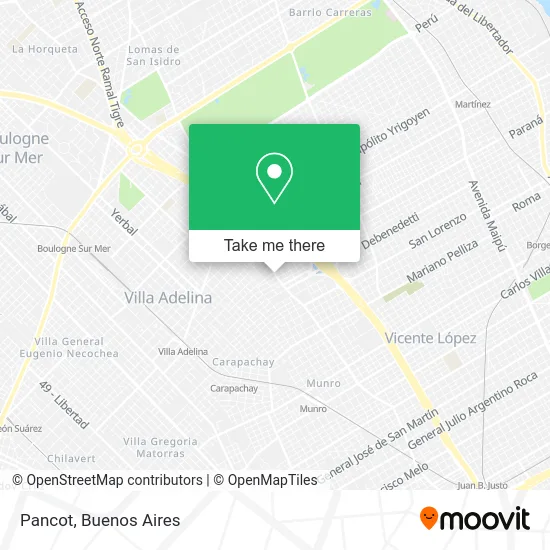 Mapa de Pancot