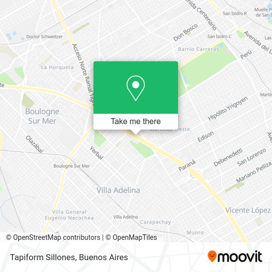 Tapiform Sillones map