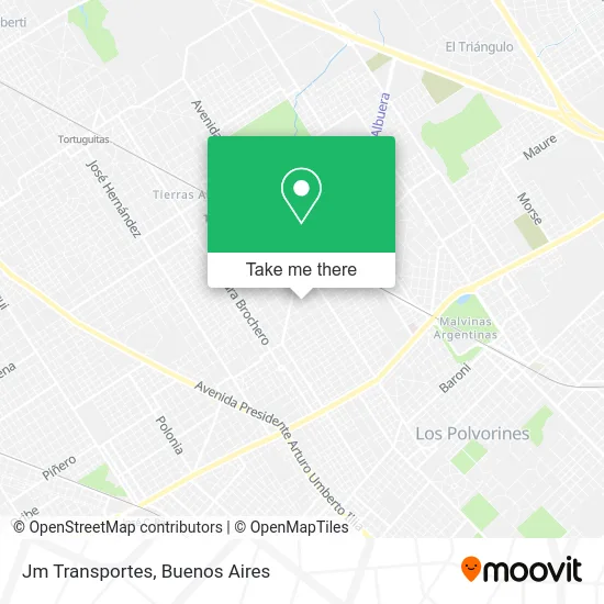 Mapa de Jm Transportes