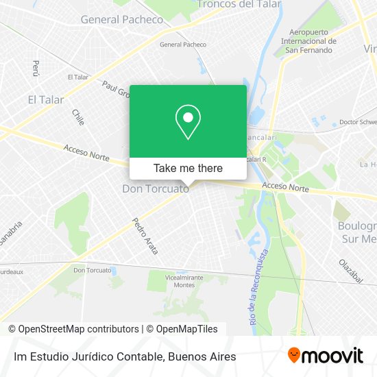 Mapa de Im Estudio Jurídico Contable