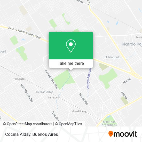 Mapa de Cocina Alday