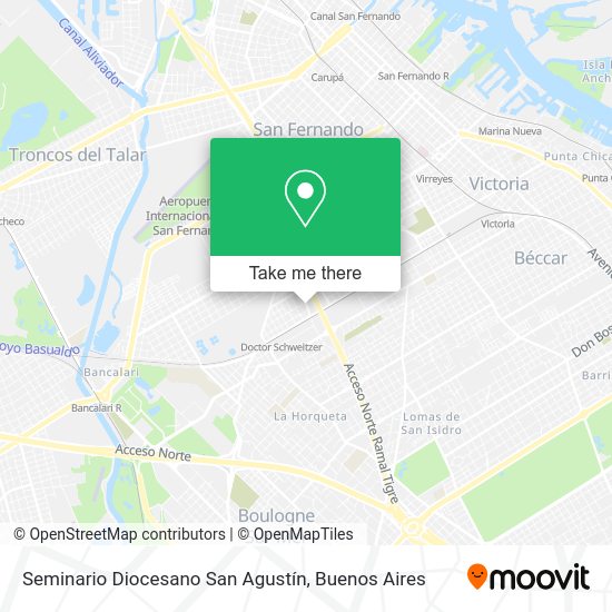 Seminario Diocesano San Agustín map