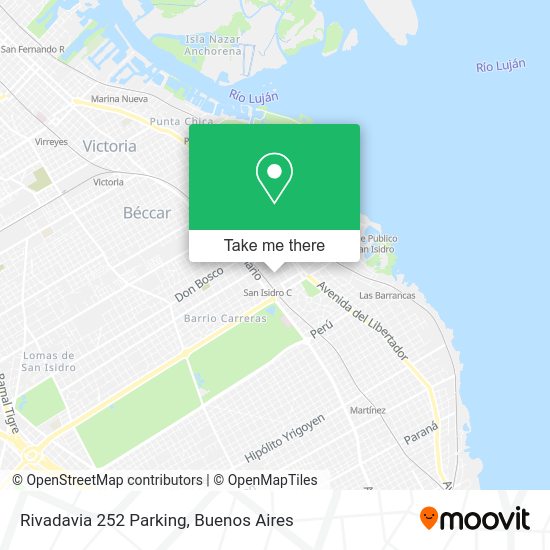 Rivadavia 252 Parking map
