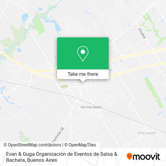 Mapa de Evan & Guga Organización de Eventos de Salsa & Bachata