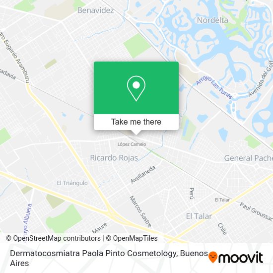 Dermatocosmiatra Paola Pinto Cosmetology map