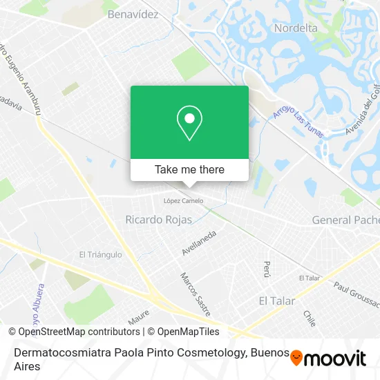 Dermatocosmiatra Paola Pinto Cosmetology map