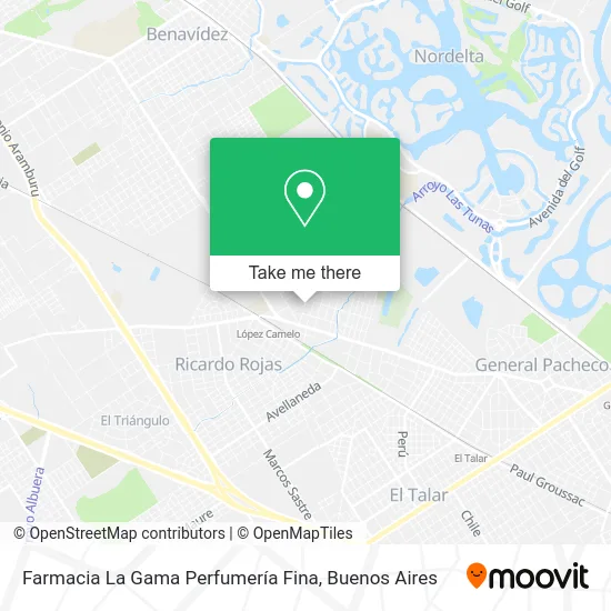 Farmacia La Gama Perfumería Fina map