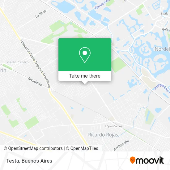 Mapa de Testa