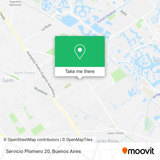 Mapa de Servicio Plomero 20