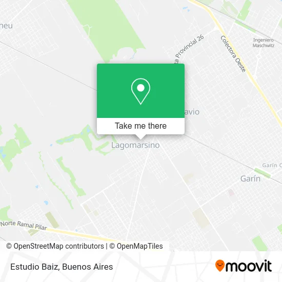 Estudio Baiz map