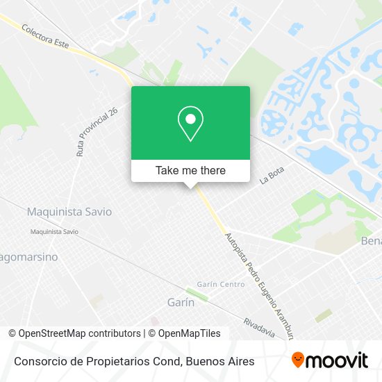 Mapa de Consorcio de Propietarios Cond