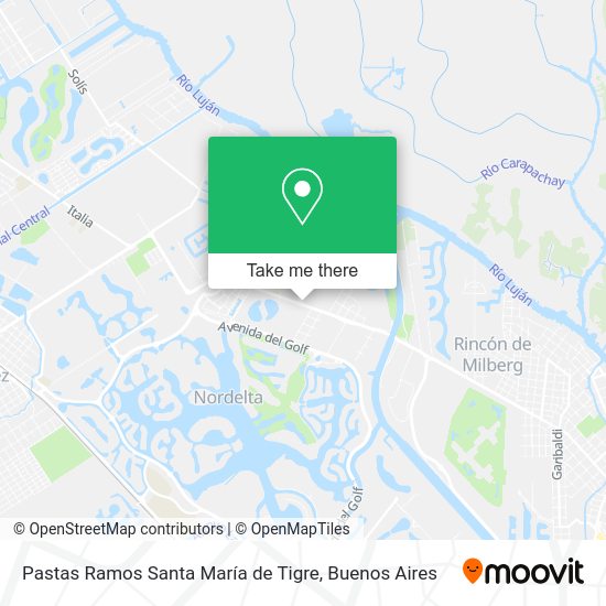 Mapa de Pastas Ramos Santa María de Tigre