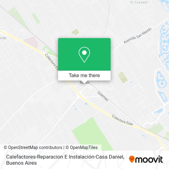Calefactores-Reparacion E Instalación-Casa Daniel map