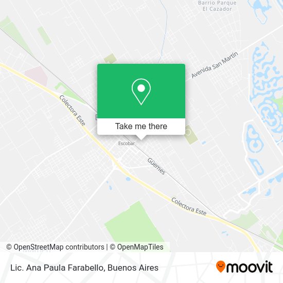 Lic. Ana Paula Farabello map