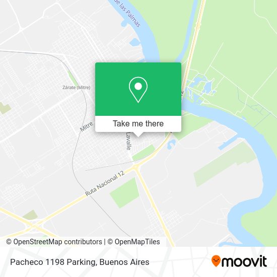 Pacheco 1198 Parking map