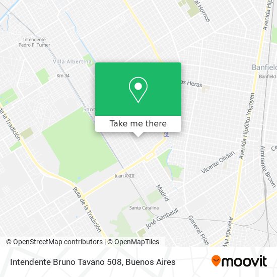 Intendente Bruno Tavano 508 map