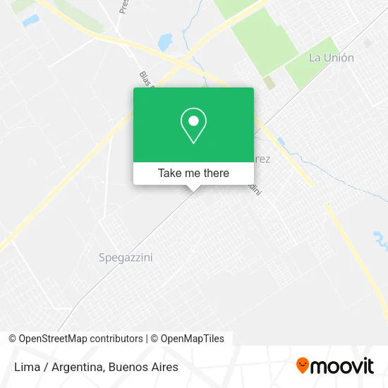 Lima / Argentina map