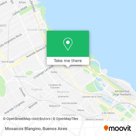Mapa de Mosaicos Blangino