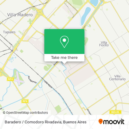 Baradero / Comodoro Rivadavia map