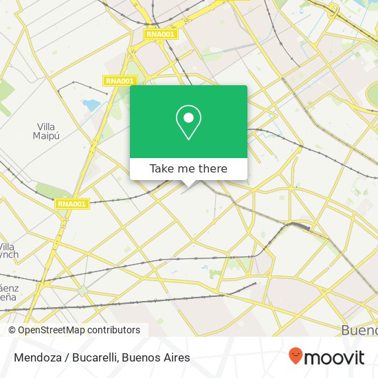 Mendoza / Bucarelli map