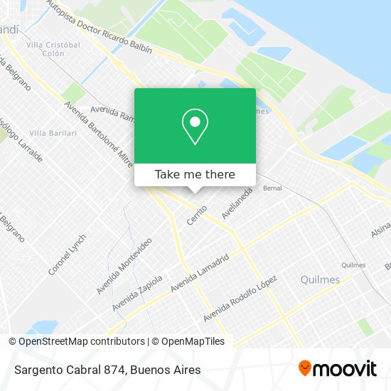 Sargento Cabral 874 map