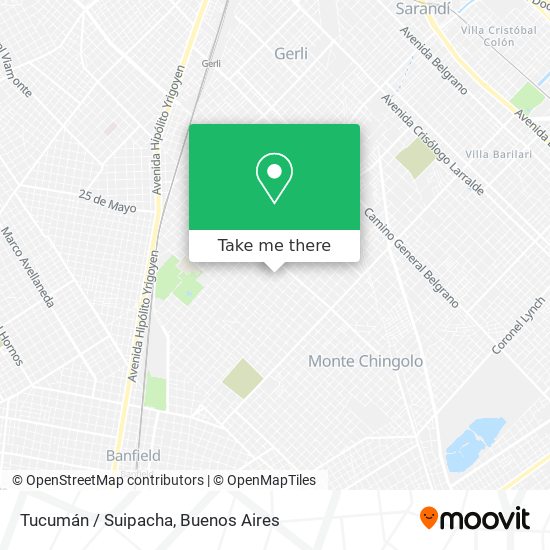 Tucumán / Suipacha map