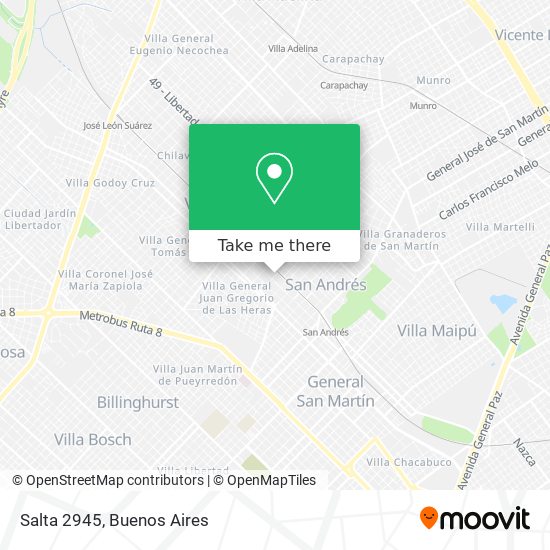 Mapa de Salta 2945