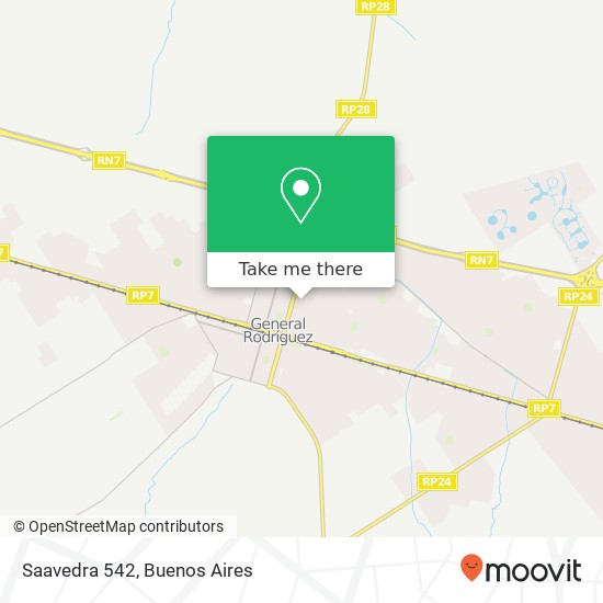 Saavedra 542 map