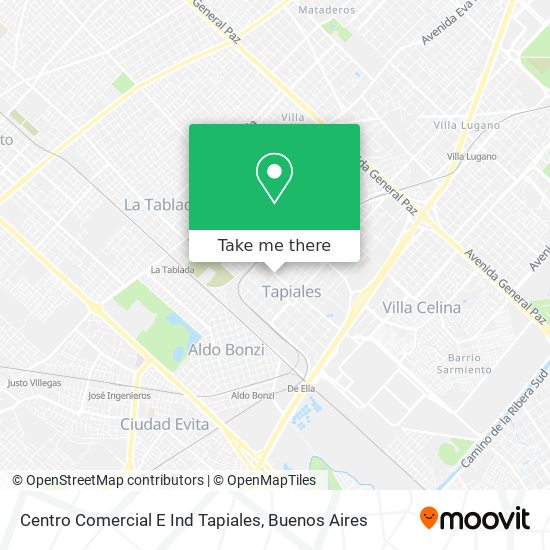 Centro Comercial E Ind Tapiales map