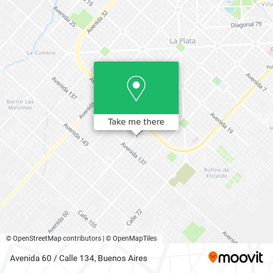 Avenida 60 / Calle 134 map