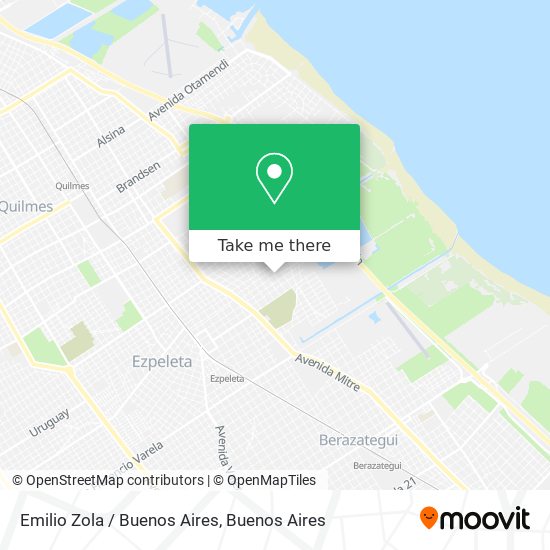 Emilio Zola / Buenos Aires map