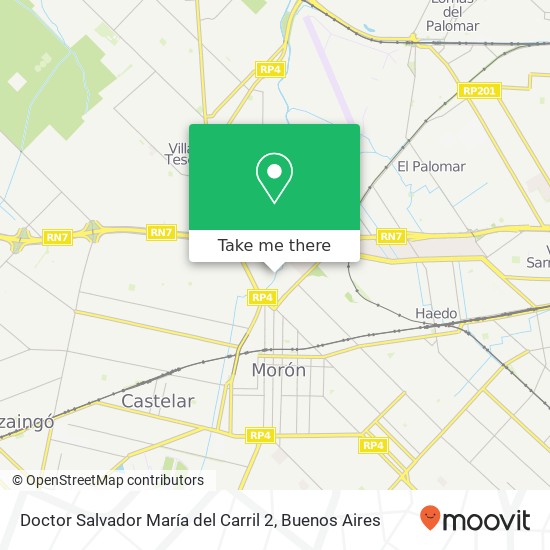 Doctor Salvador María del Carril 2 map