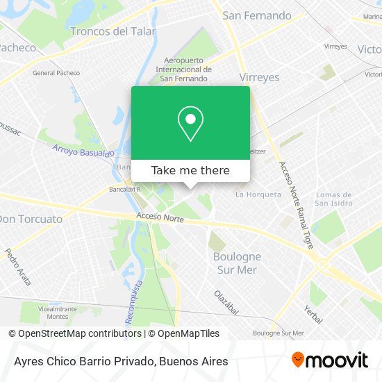 Mapa de Ayres Chico Barrio Privado