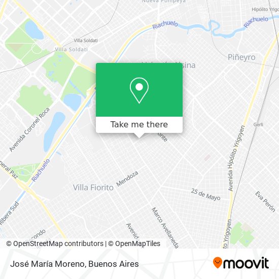 José María Moreno map