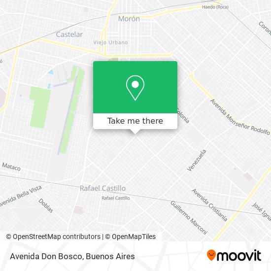 Mapa de Avenida Don Bosco