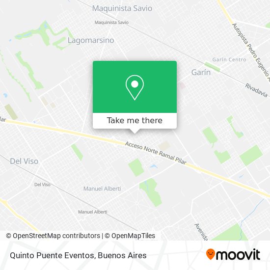 Quinto Puente Eventos map