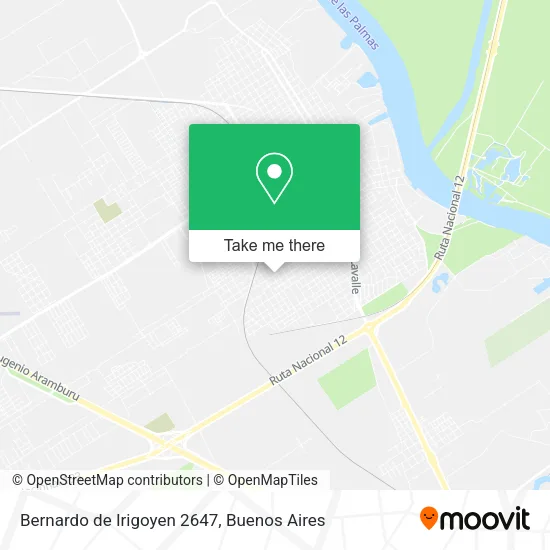 Bernardo de Irigoyen 2647 map