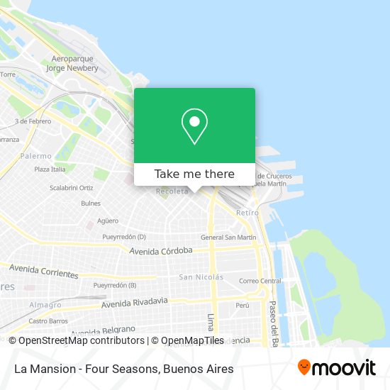 Mapa de La Mansion - Four Seasons