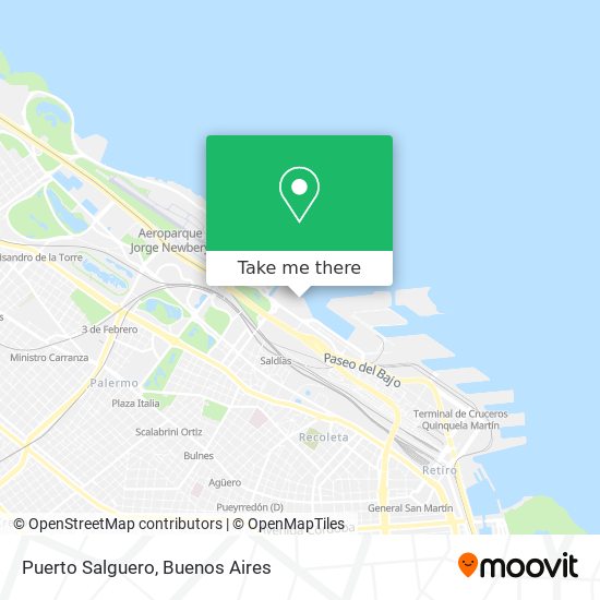 Mapa de Puerto Salguero
