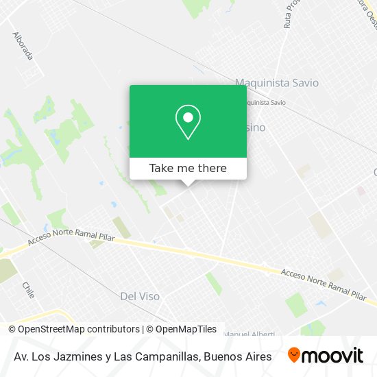 Av. Los Jazmines y Las Campanillas map