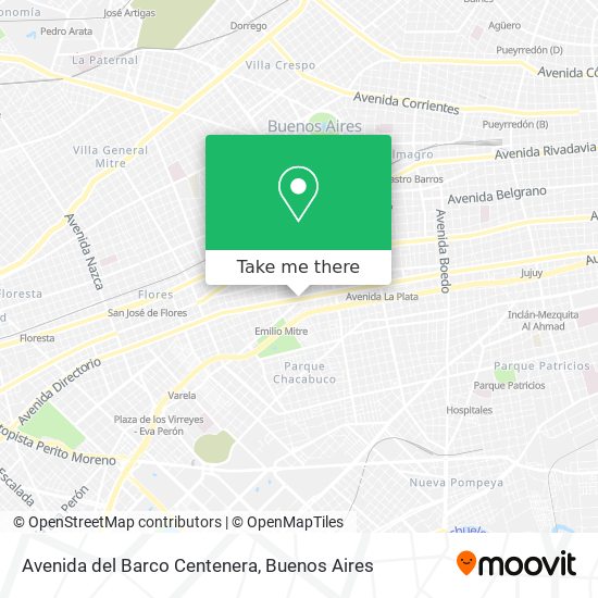 Avenida del Barco Centenera map