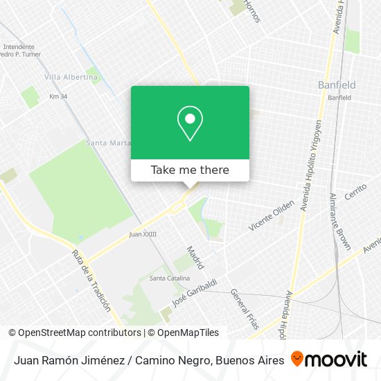 Juan Ramón Jiménez / Camino Negro map