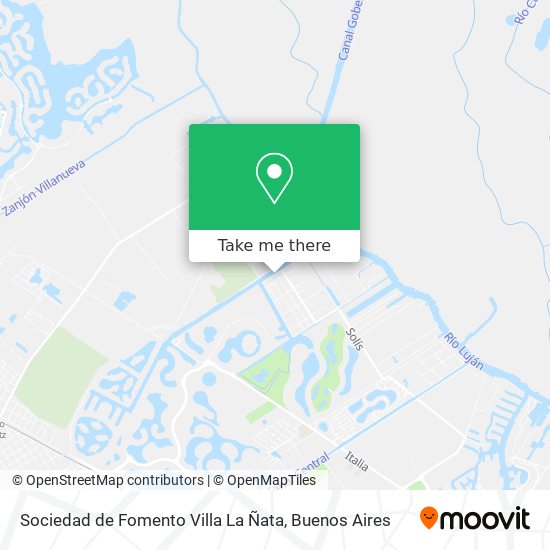 Sociedad de Fomento Villa La Ñata map